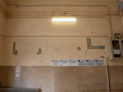 Sul muro di sinistra doveva esserci invece l�Impero di Mussolini...